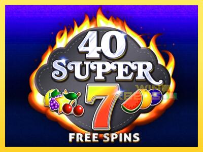 Speelautomaat 40 Super 7 Free Spins