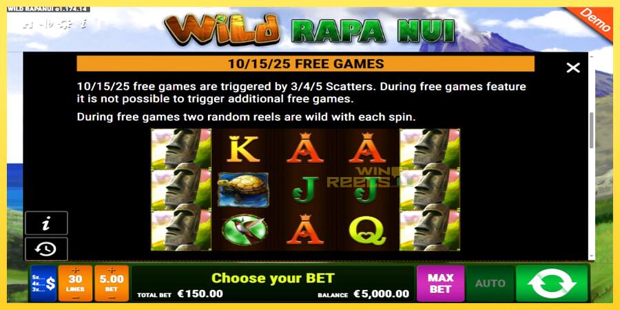 Afbeelding 4 speelautomaat Wild Rapa Nui