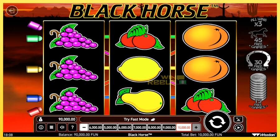 Afbeelding 1 speelautomaat Black Horse