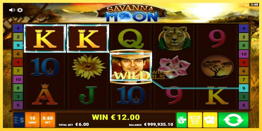 Afbeelding 3 speelautomaat Savanna Moon