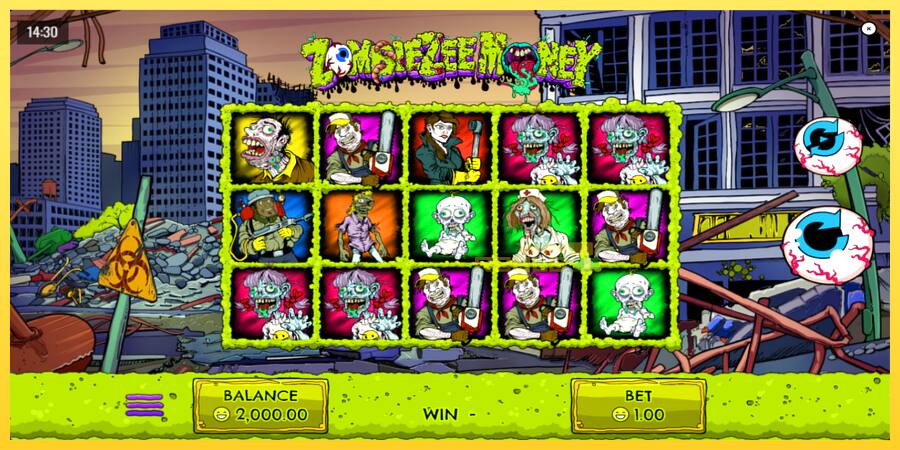 Afbeelding 1 speelautomaat Zombiezee Money