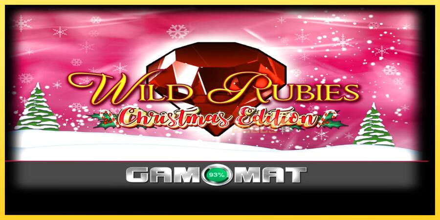 Afbeelding 1 speelautomaat Wild Rubies Сhristmas Edition