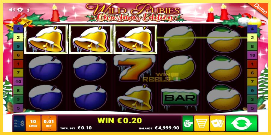 Afbeelding 2 speelautomaat Wild Rubies Сhristmas Edition