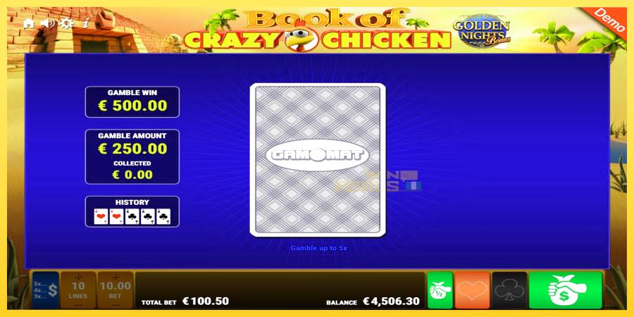 Afbeelding 5 speelautomaat Book of Crazy Chicken Golden Nights