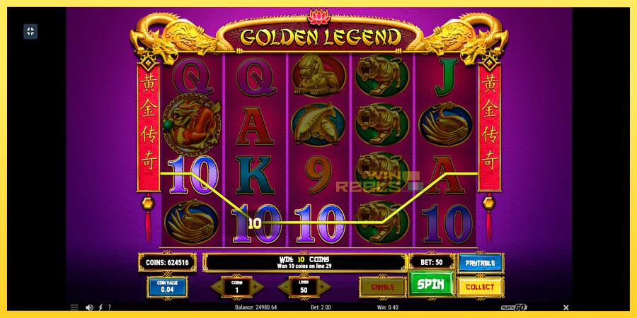 Afbeelding 3 speelautomaat Golden Legend