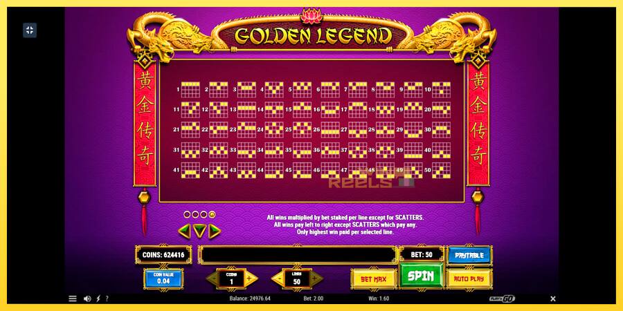 Afbeelding 7 speelautomaat Golden Legend