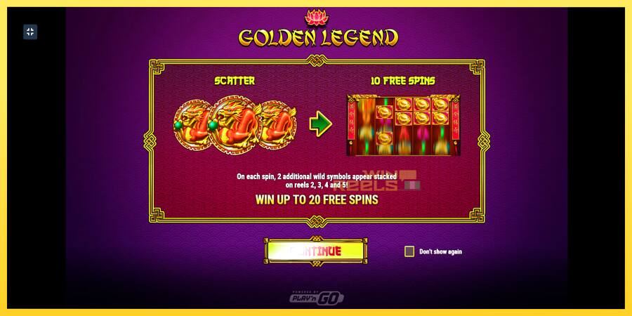 Afbeelding 10 speelautomaat Golden Legend