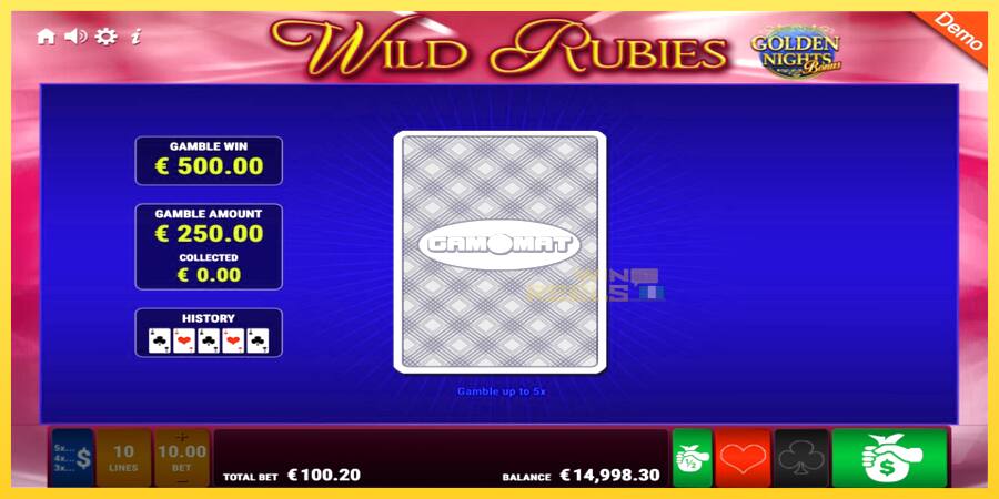 Afbeelding 9 speelautomaat Wild Rubies Golden Nights