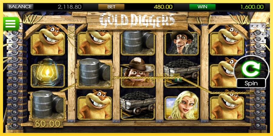 Afbeelding 2 speelautomaat Gold Diggers