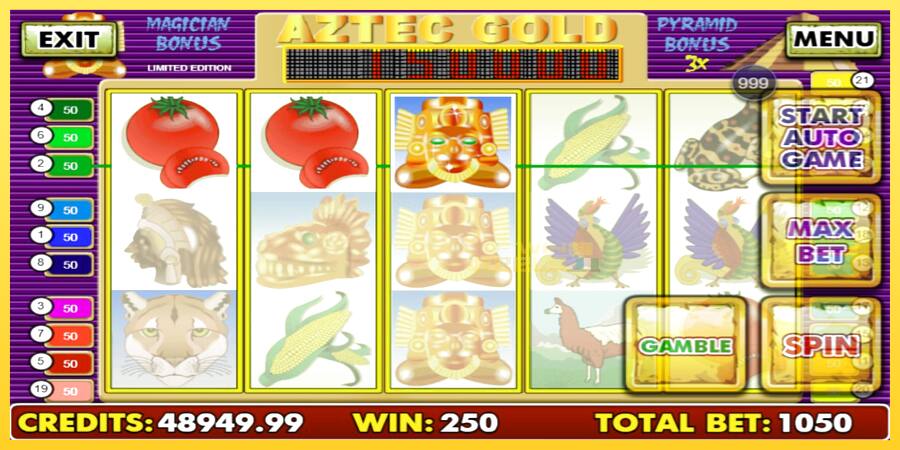 Afbeelding 2 speelautomaat Aztec Gold