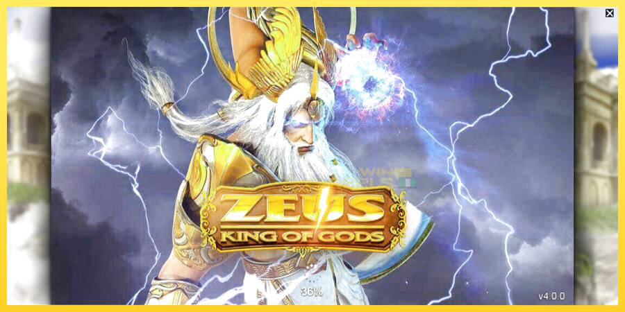 Afbeelding 1 speelautomaat Zeus King of Gods