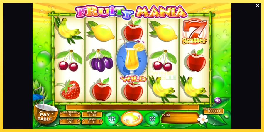 Afbeelding 1 speelautomaat Fruity Mania