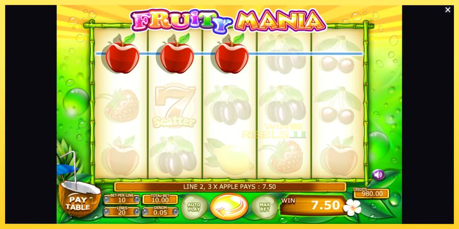 Afbeelding 2 speelautomaat Fruity Mania