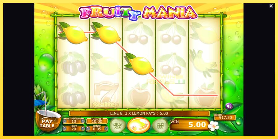 Afbeelding 3 speelautomaat Fruity Mania