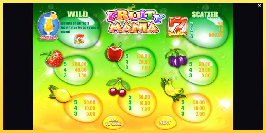 Afbeelding 6 speelautomaat Fruity Mania