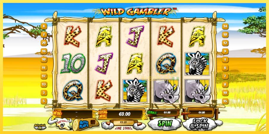 Afbeelding 1 speelautomaat Wild Gambler