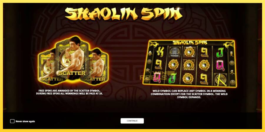 Afbeelding 1 speelautomaat Shaolin Spin