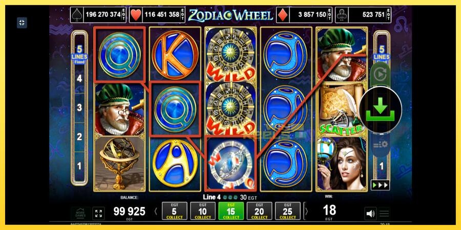 Afbeelding 2 speelautomaat Zodiac Wheel