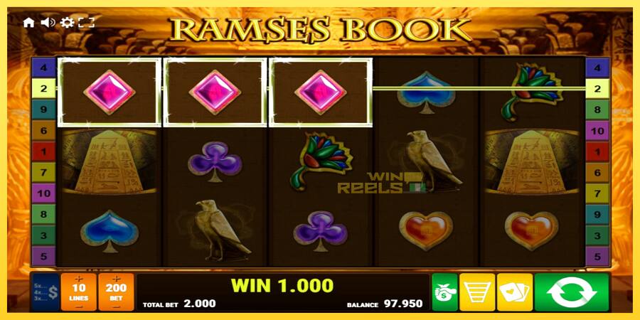 Afbeelding 2 speelautomaat Ramses Book