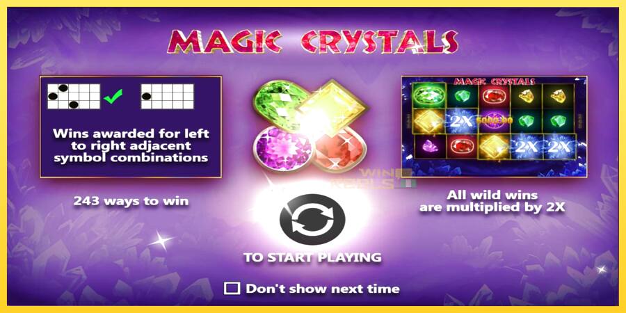 Afbeelding 1 speelautomaat Magic Crystals