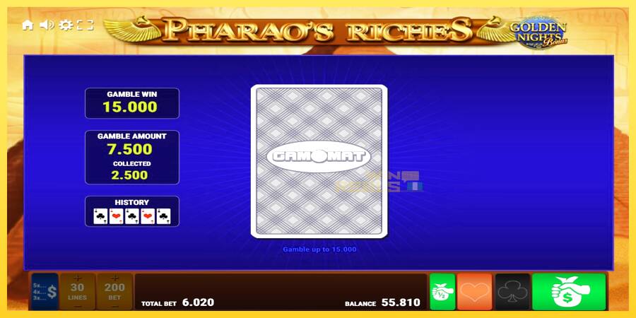 Afbeelding 5 speelautomaat Pharaos Riches Golden Nights