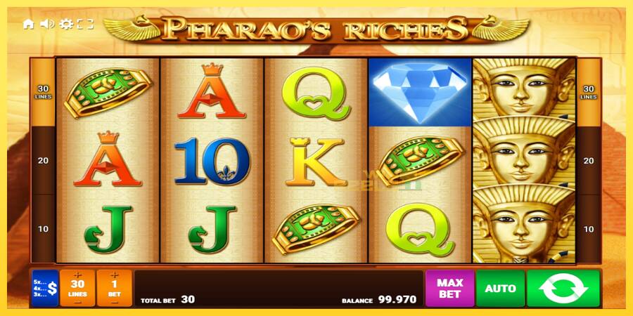 Afbeelding 1 speelautomaat Pharaos Riches