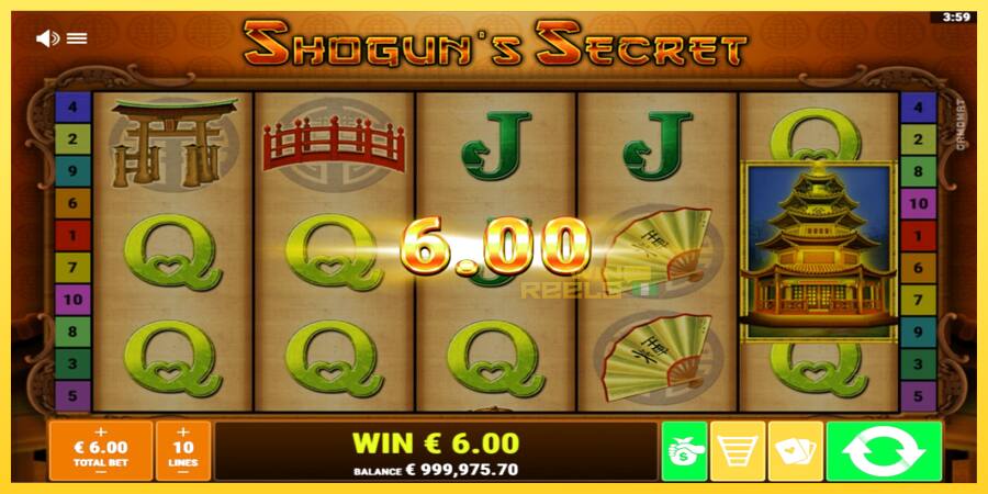 Afbeelding 2 speelautomaat Shoguns Secret