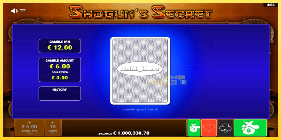 Afbeelding 4 speelautomaat Shoguns Secret