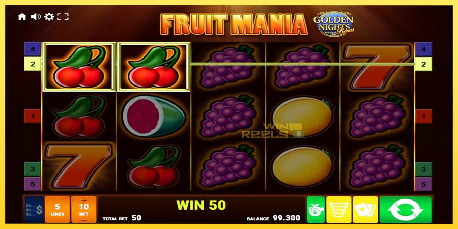 Afbeelding 2 speelautomaat Fruit Mania Golden Nights