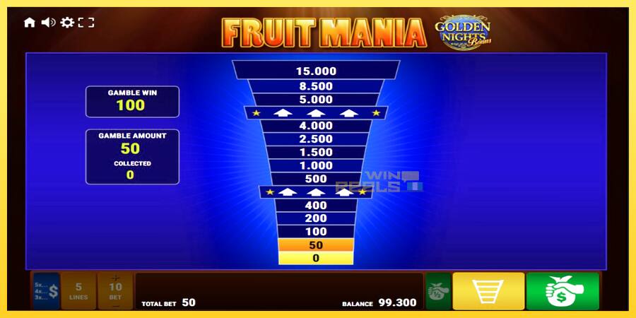 Afbeelding 3 speelautomaat Fruit Mania Golden Nights