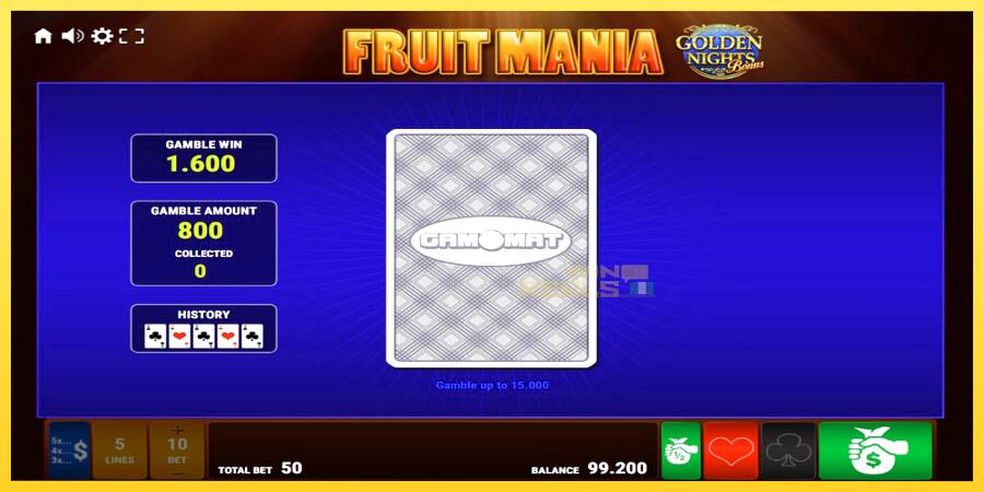 Afbeelding 4 speelautomaat Fruit Mania Golden Nights