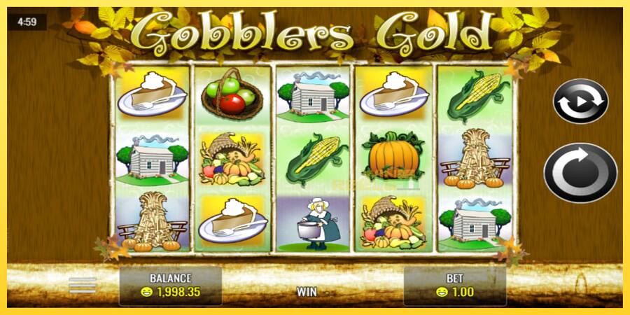 Afbeelding 1 speelautomaat Gobblers Gold