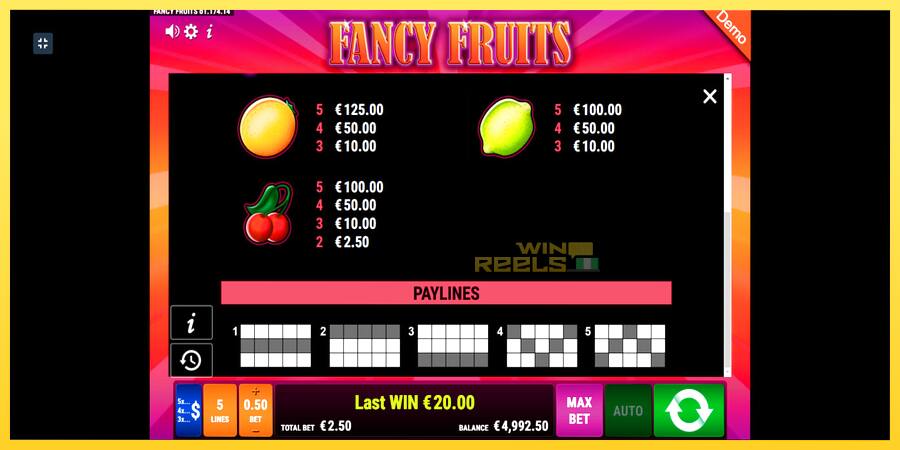 Afbeelding 7 speelautomaat Fancy Fruits