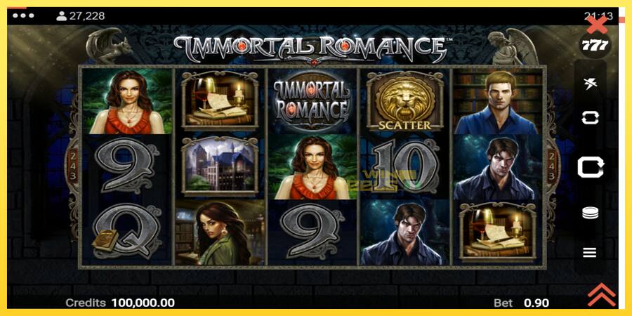 Afbeelding 2 speelautomaat Immortal Romance