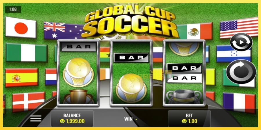 Afbeelding 1 speelautomaat Global Cup Soccer