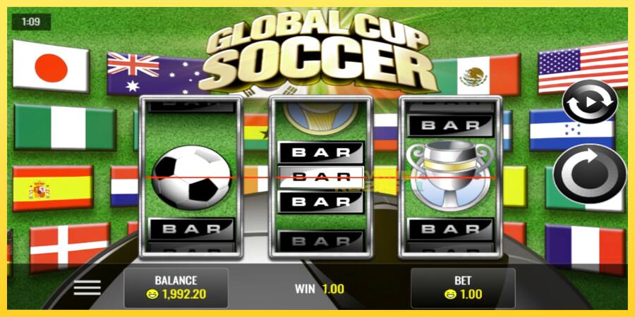 Afbeelding 2 speelautomaat Global Cup Soccer