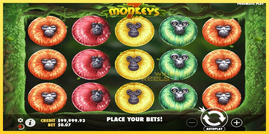 Afbeelding 2 speelautomaat 7 monkeys