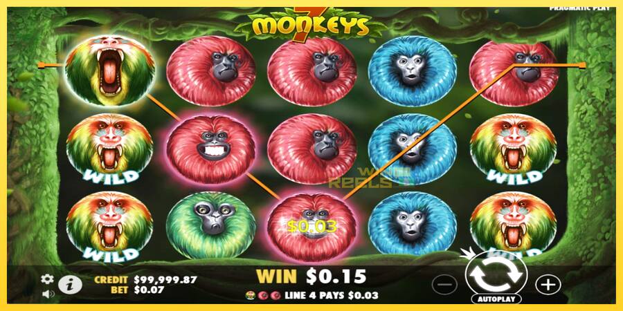 Afbeelding 3 speelautomaat 7 monkeys