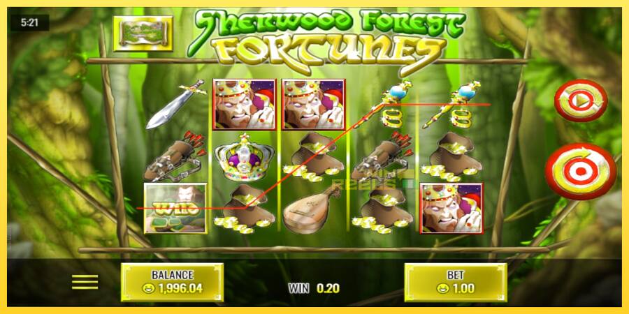 Afbeelding 2 speelautomaat Sherwood Forest Fortunes