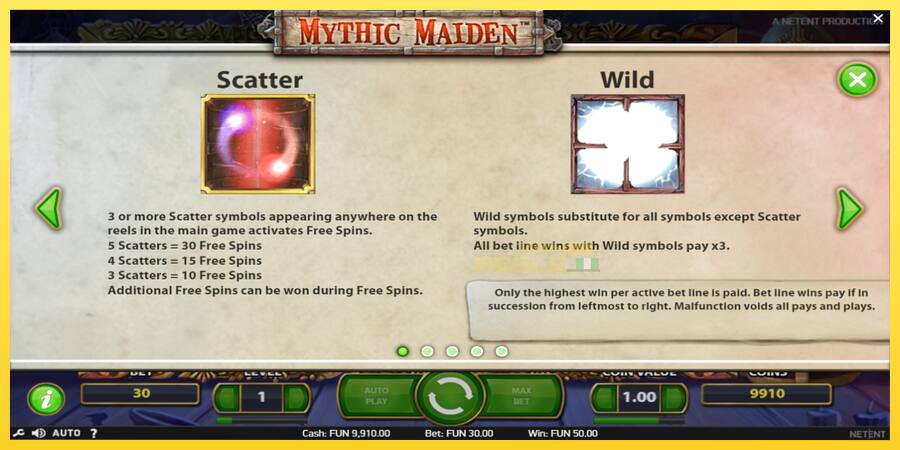 Afbeelding 5 speelautomaat Mythic Maiden