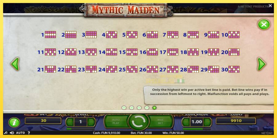 Afbeelding 7 speelautomaat Mythic Maiden