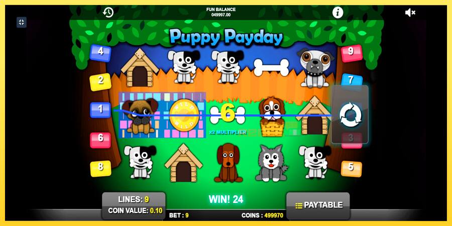 Afbeelding 4 speelautomaat Puppy Payday