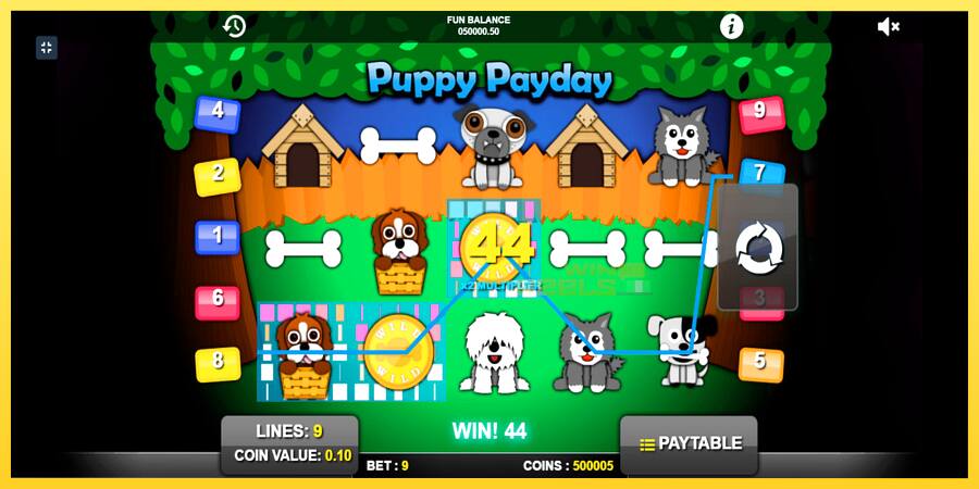 Afbeelding 5 speelautomaat Puppy Payday