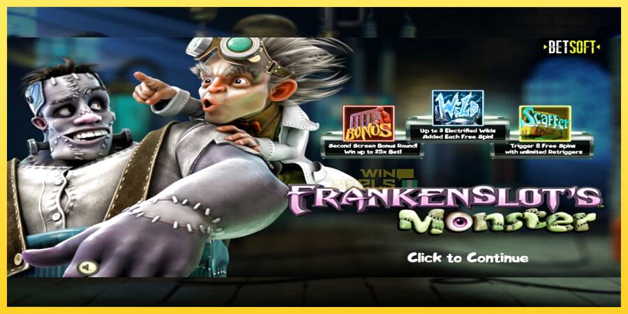 Afbeelding 1 speelautomaat Frankenslots Monster