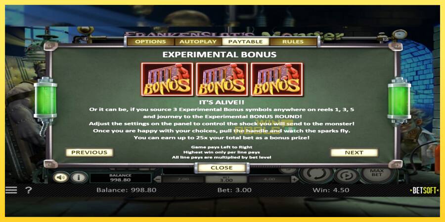 Afbeelding 5 speelautomaat Frankenslots Monster