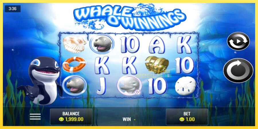 Afbeelding 1 speelautomaat Whale O’Winnings