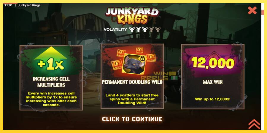 Afbeelding 1 speelautomaat Junkyard Kings