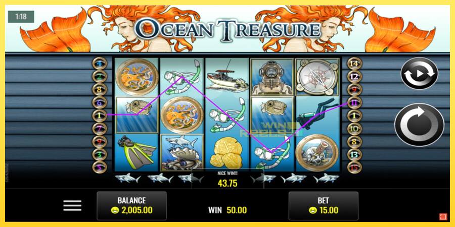 Afbeelding 2 speelautomaat Ocean Treasure