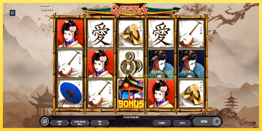 Afbeelding 1 speelautomaat Geisha