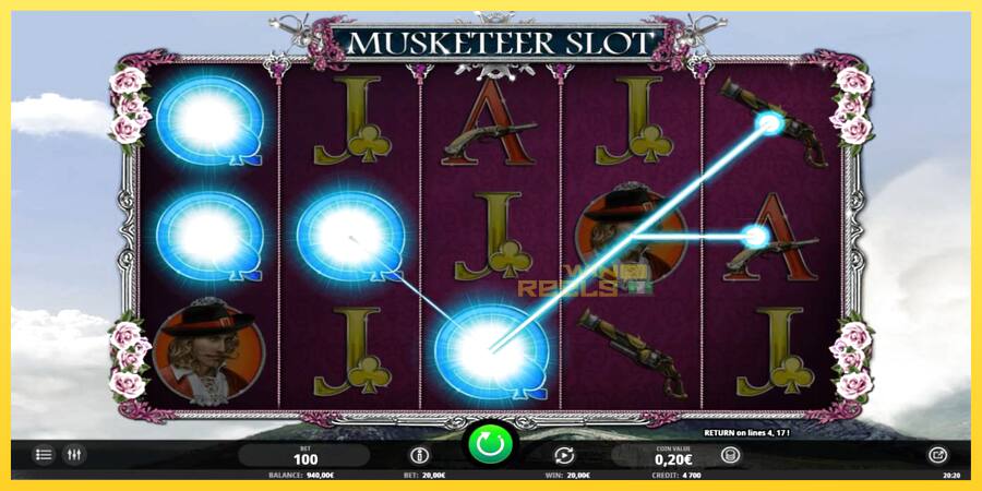 Afbeelding 3 speelautomaat Musketeer Slot